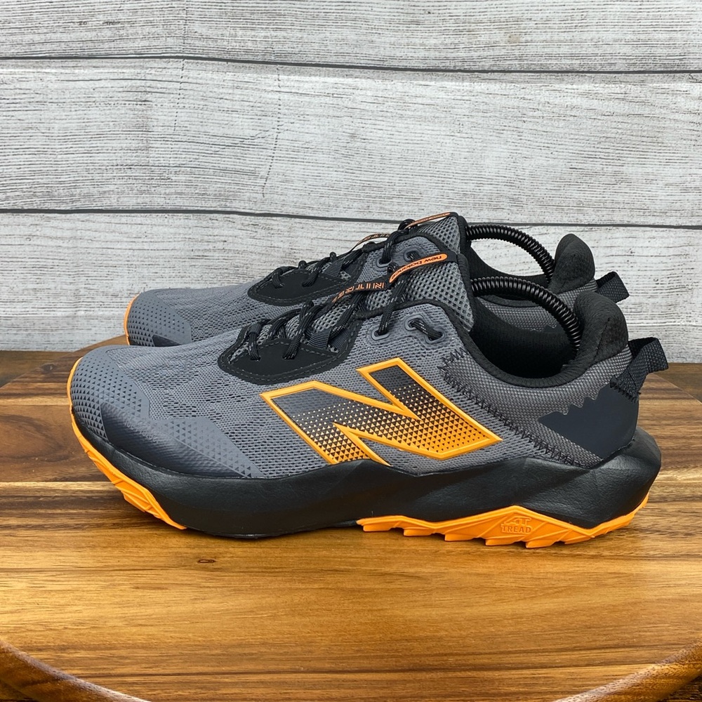 New Balance Dynasoft Nitrel v6 Castlerock Sizzle Trail Running Shoe Men Size 9.5